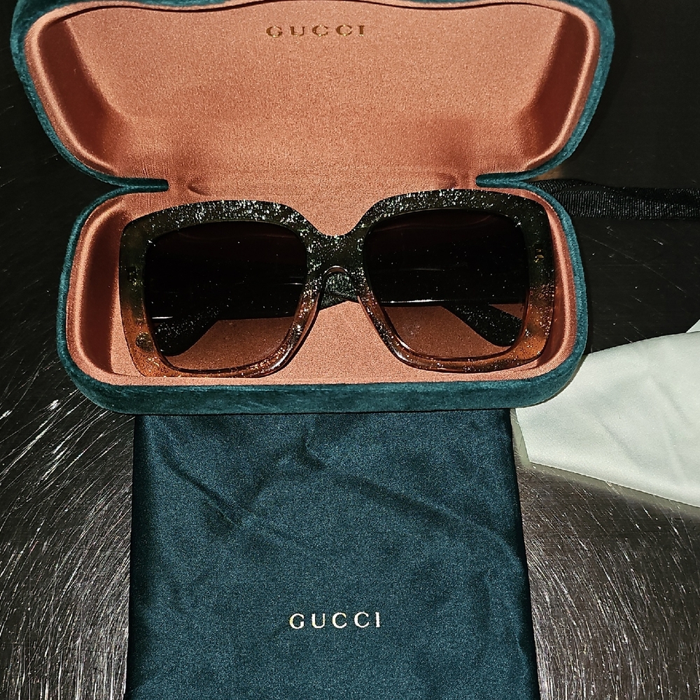 Gucci Sparkling Black Sunglasses